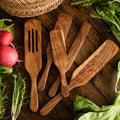 Teak Chef’s Spatula for Salad & Cooking