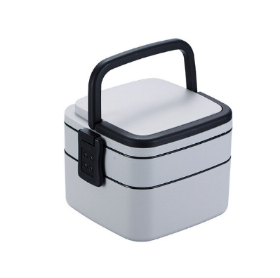Kompakte zweistufige Essensbox